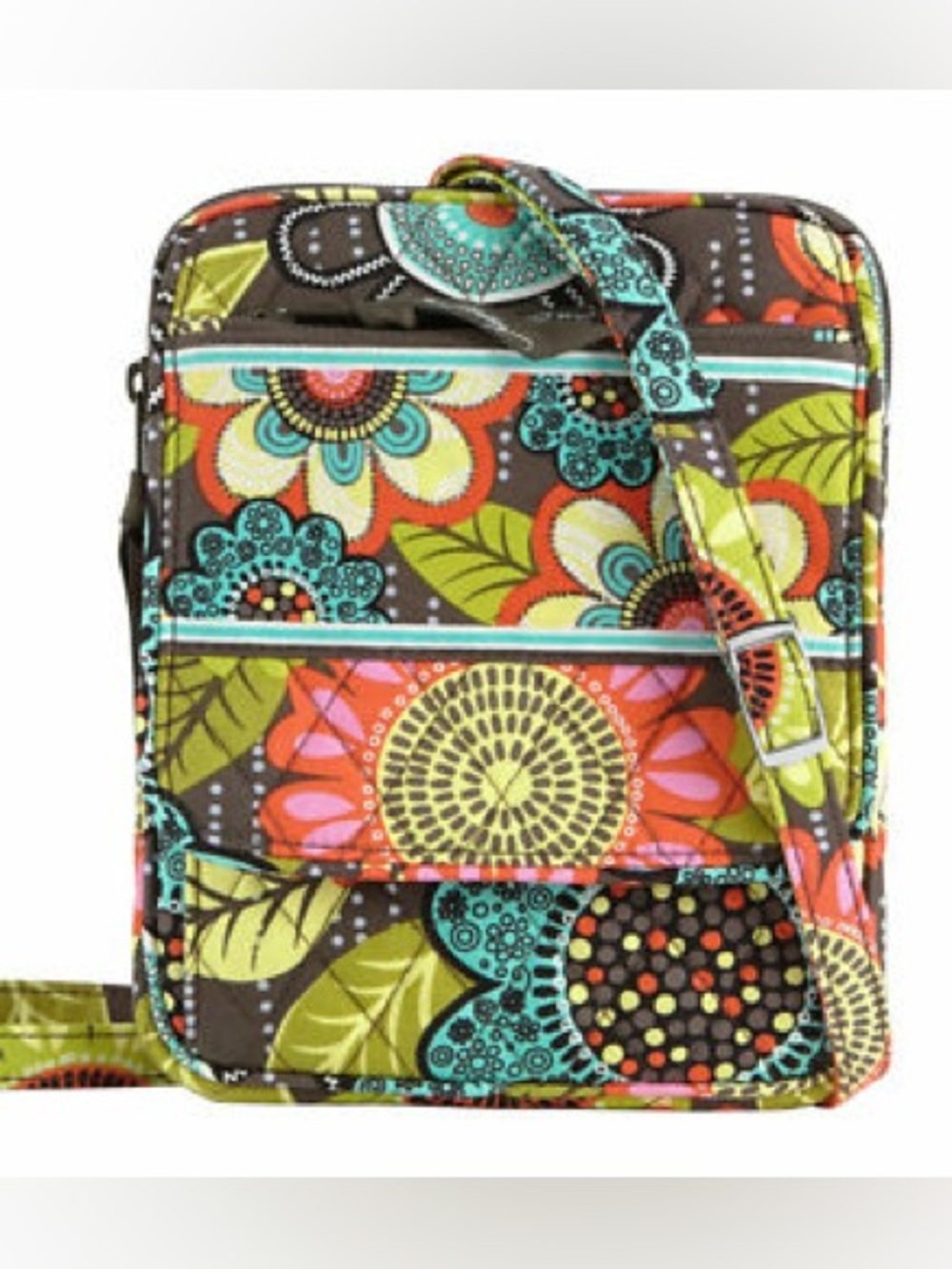 Vera Bradley Mini Hipster crossbody bag in the retired "Flower Shower" pattern